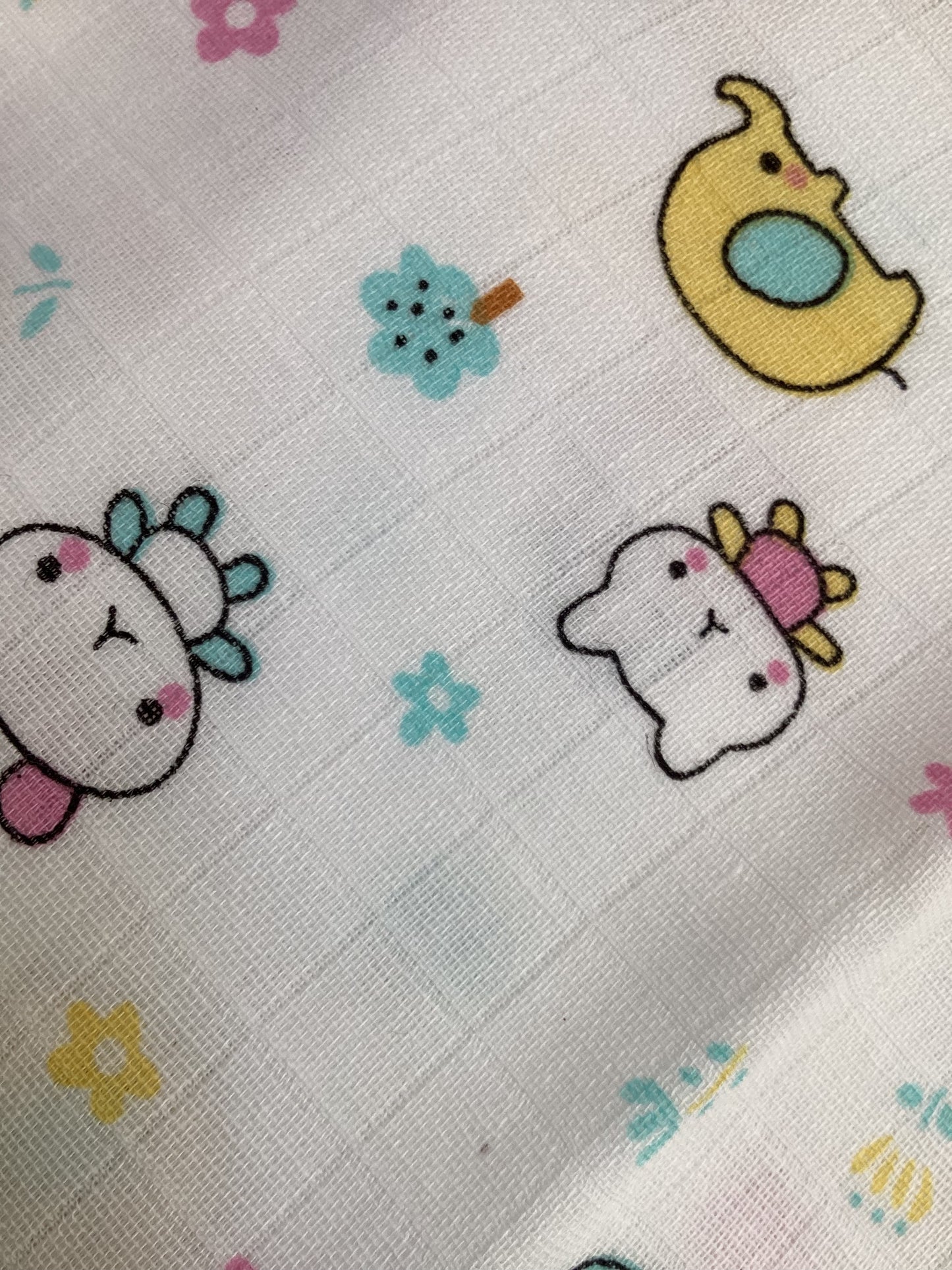 Muslin Hooded Towel (Double Layer) Lion