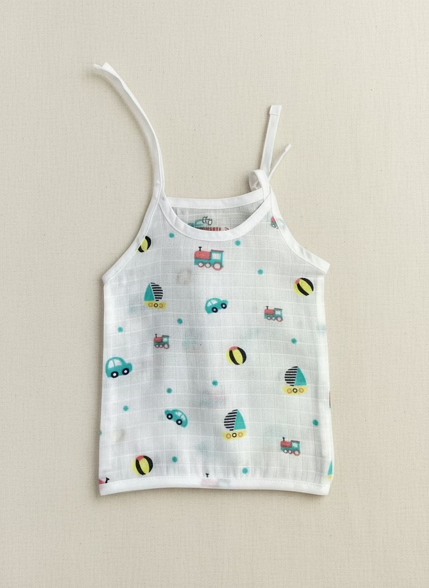 Muslin Knot Jhabla/Beep Print