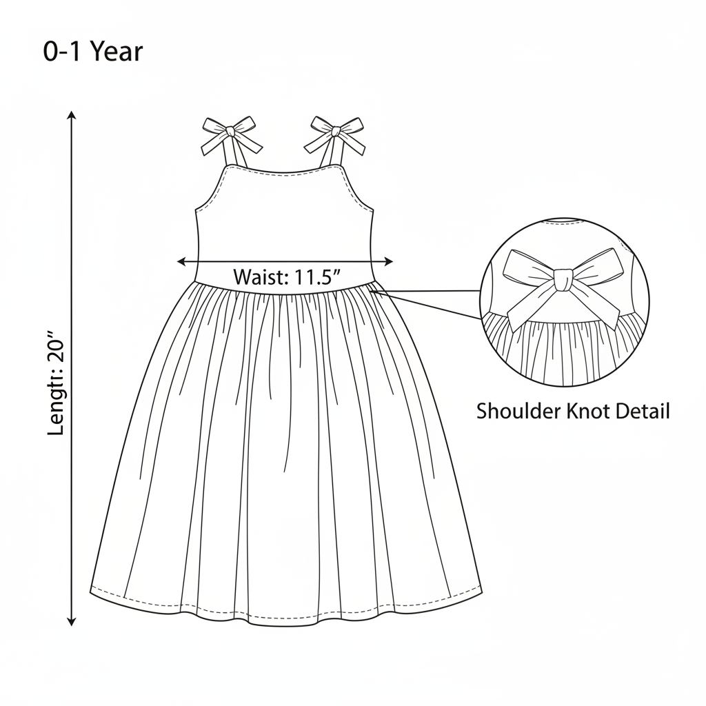 Ethnic Dress Measurement Guide - Higher Waist Position