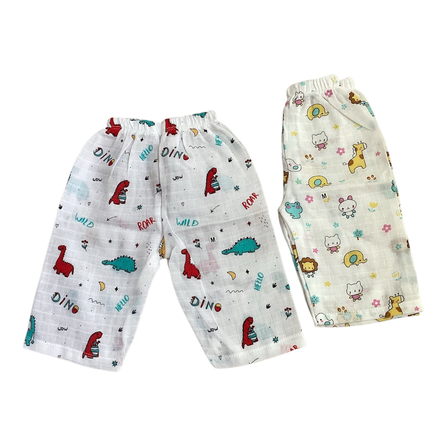 Muslin Pants (Set Of 2)Animal