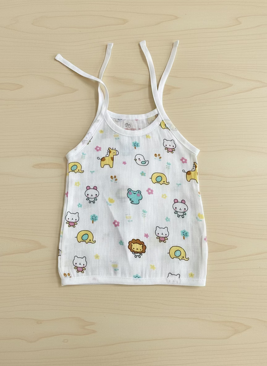 Muslin Knot Jhabla/Lion Print