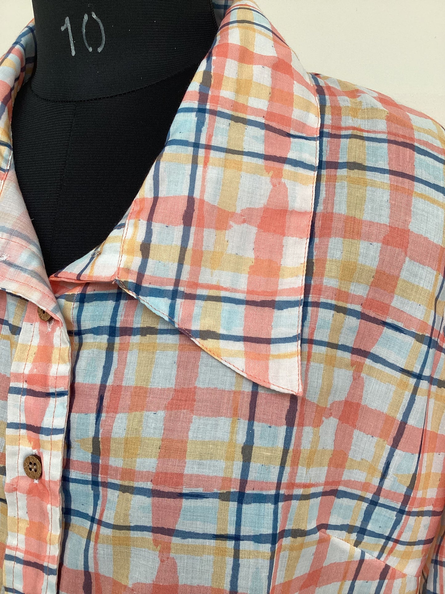 Sunset Checks Cotton Shirt