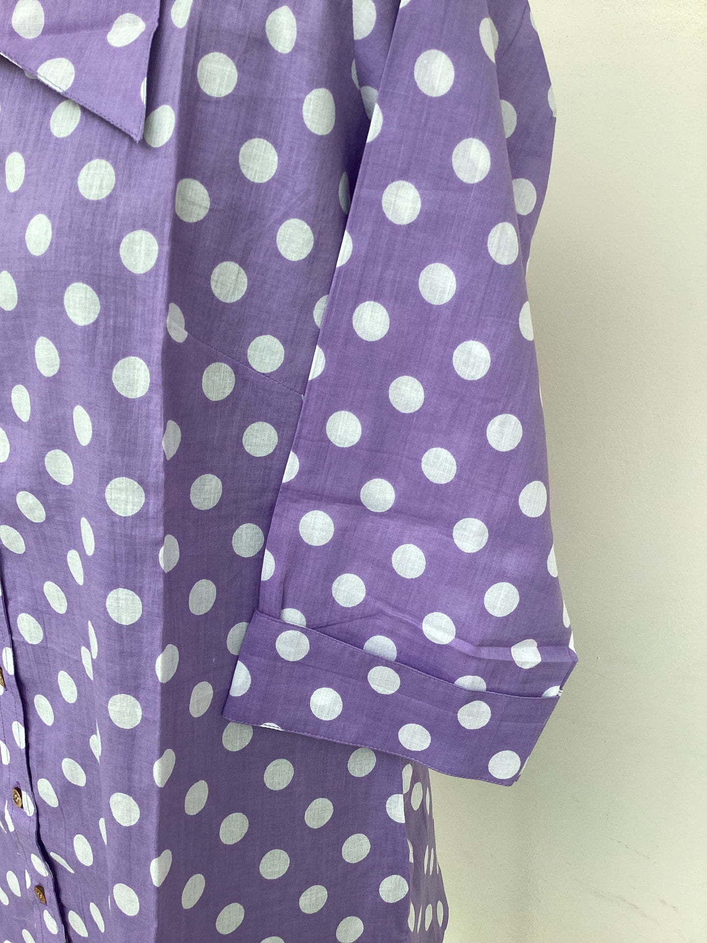 Classic Polka Dot Cotton Shirt