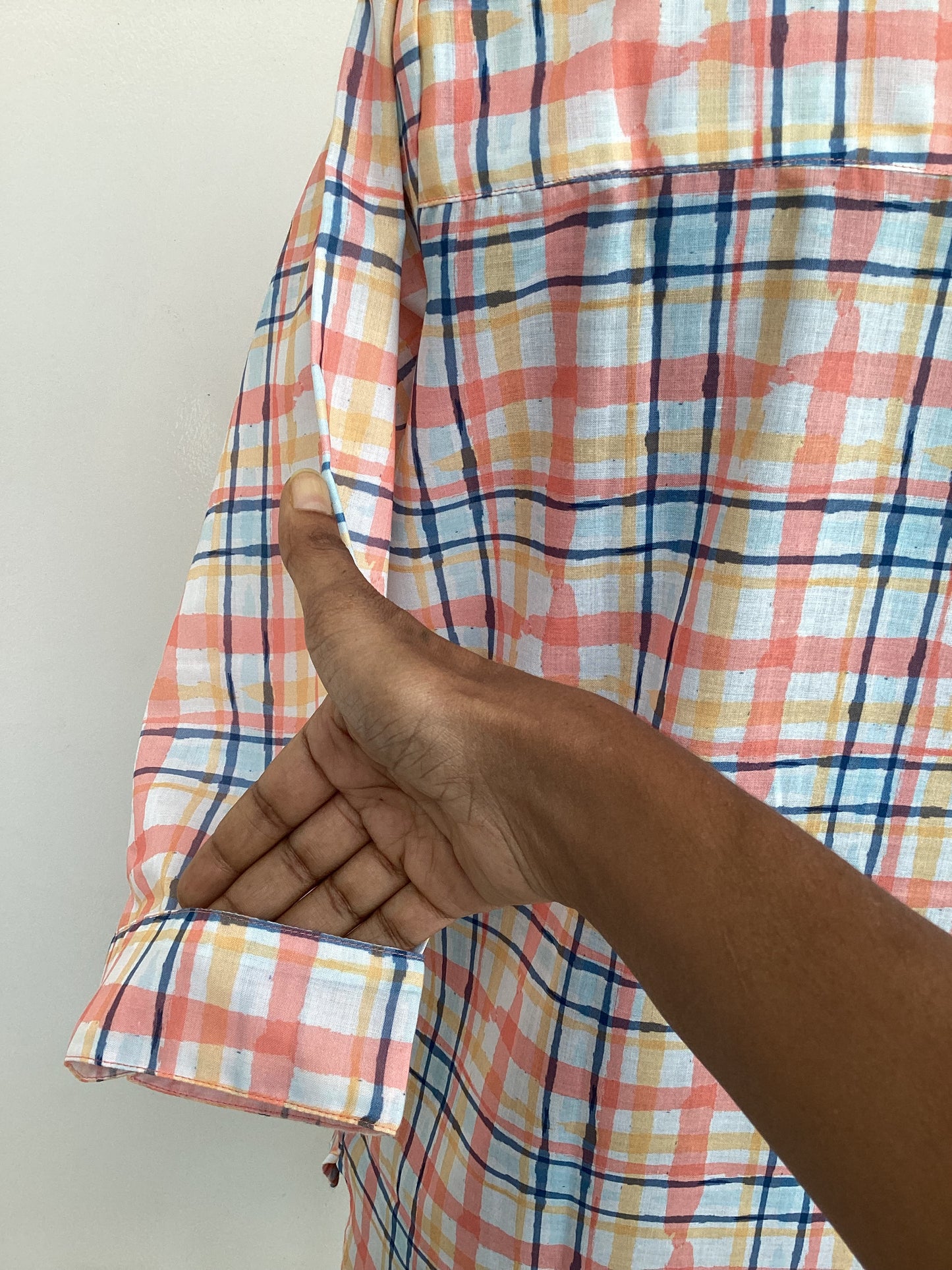 Sunset Checks Cotton Shirt