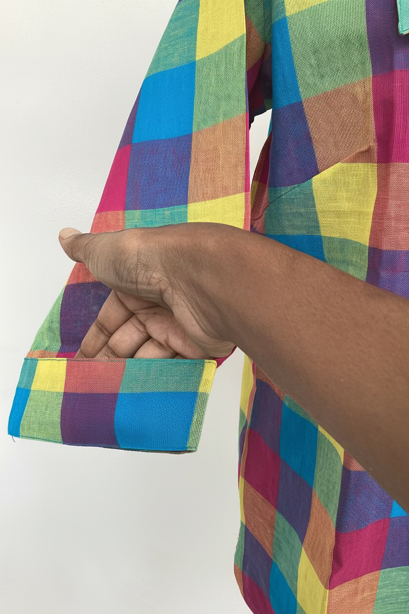 Madras Checks Cotton Shirt