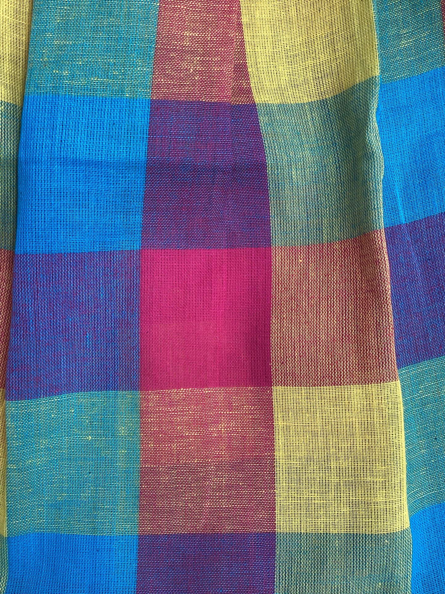 Madras Checks Cotton Frock
