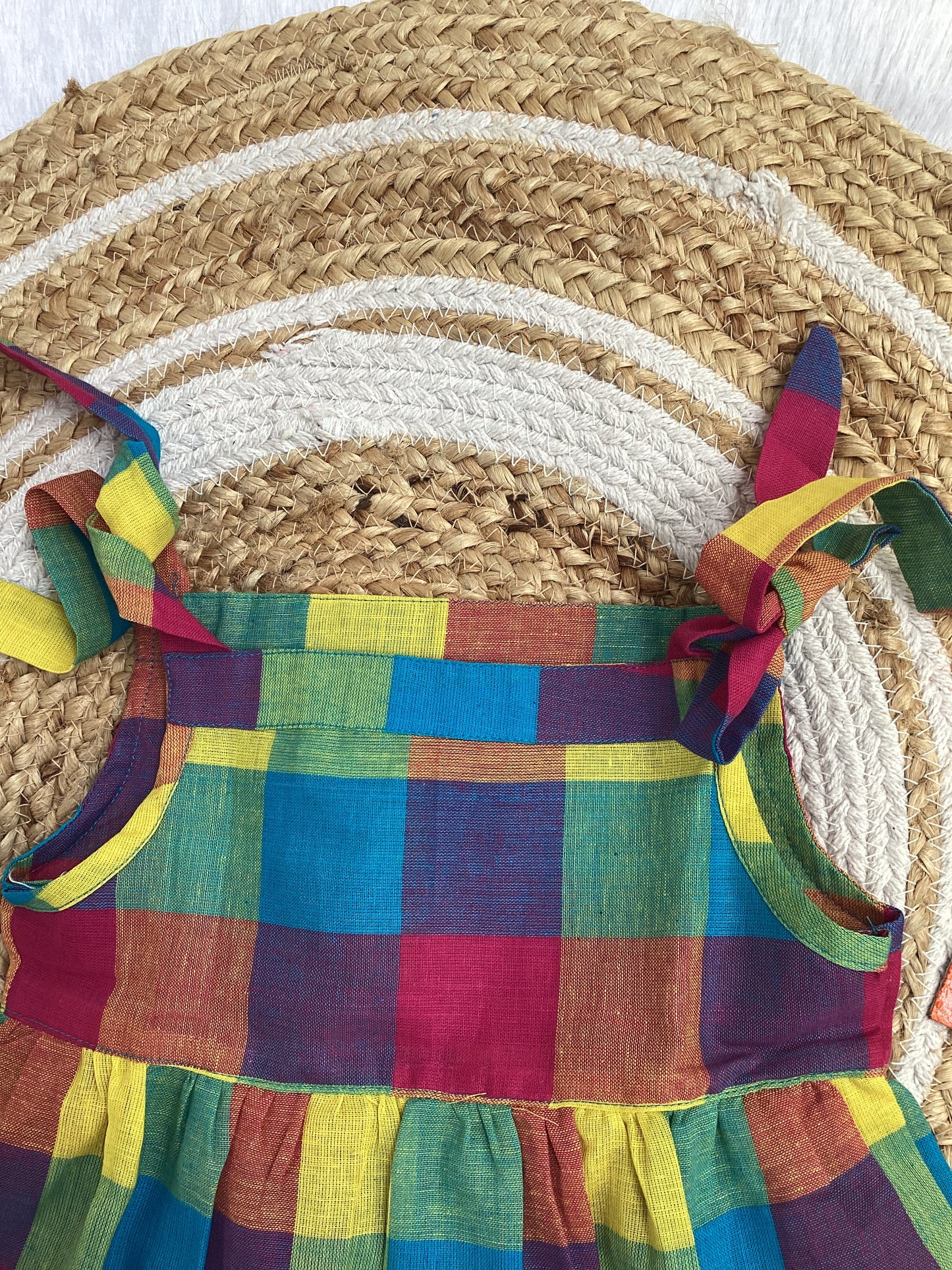 Madras Checks Cotton Frock