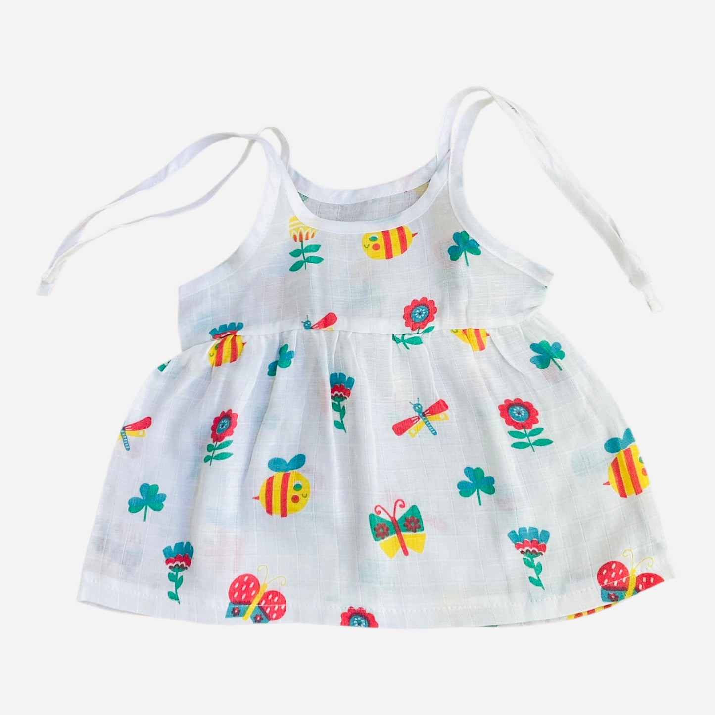 MUSLIN KNOT FROCK (Set - 2) - 100% ORGANIC MUSLIN COTTON