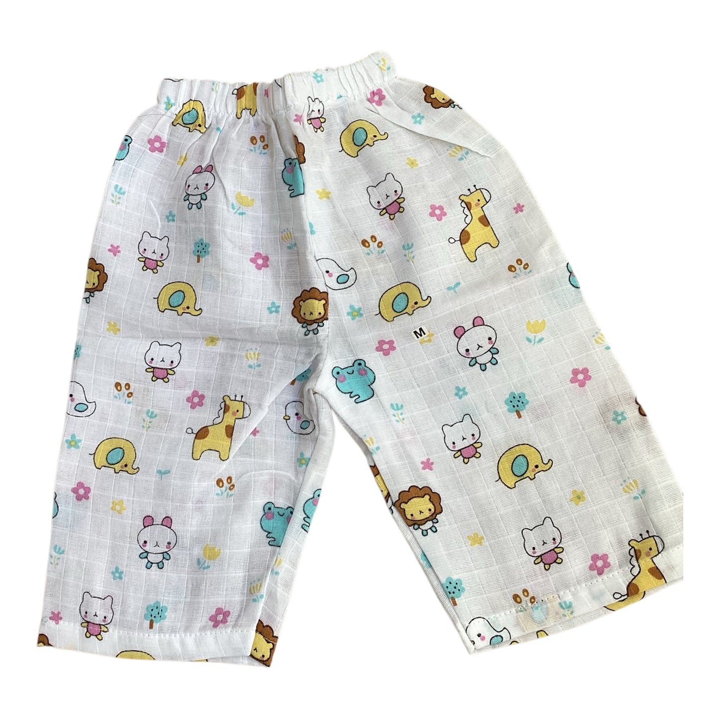 Muslin Full Sleeve Pyjama/Sleep Suit -Lion Print
